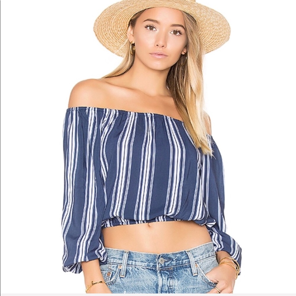 Show me your MuMu Lima scrunch Top NWT , Large